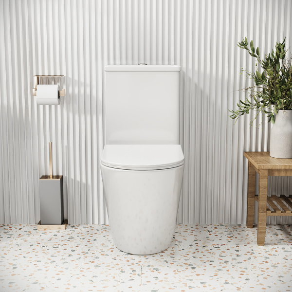 Унитаз напольный безободковый Grossman Color GR-4480S с сиденьем микролифт