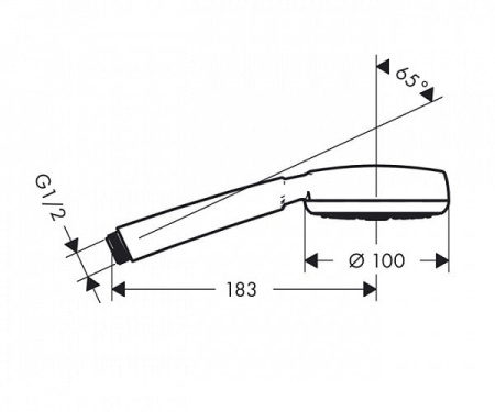 Ручной душ Hansgrohe Crometta 26828400
