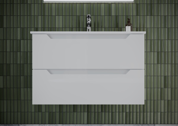 Тумба под раковину Sancos  Norma 2.0 NR2.080W белый глянец