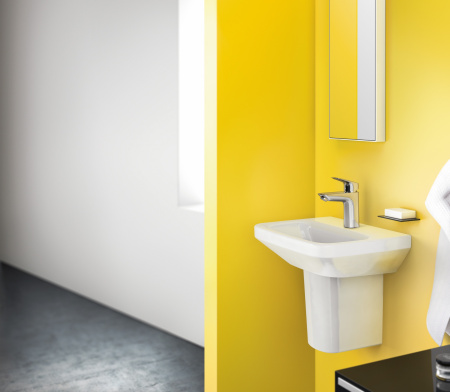 Смеситель для раковины с донным клапаном Hansgrohe Logis CoolStart 71102000 хром