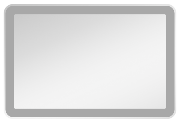 Зеркало (120х80) Misty Стайл V2 ЗЛП823