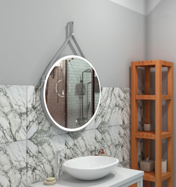 Зеркало с подсветкой Art&Max MILAN AM-Mil-650-DS-F