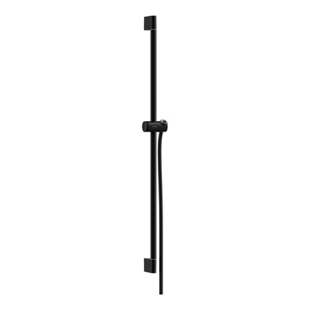 Душевая штанга 950 мм со шлангом Hansgrohe Unica Pulsify S 24401670 черный матовый