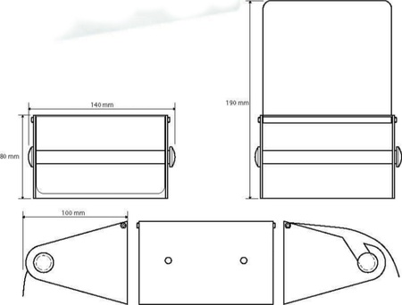 Держатель туалетной бумаги Bemeta Hotel 105112315