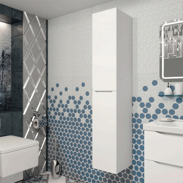 Пенал Opadiris Элеганс 30, цвет белый матовый, правый 00-00000462