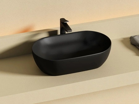 Раковина накладная (50х30) Ceramica Nova Twist CN12001MB