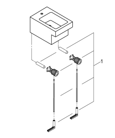 Биде подвесное GROHE Cube Ceramic 39486 00H (3948600H)