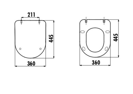 Сиденье для унитаза с микролифтом Creavit Duck KC0903.01.0600E