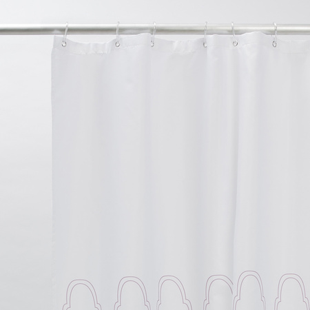 Штора для ванной комнаты IDDIS Decor D06P218i11, белый