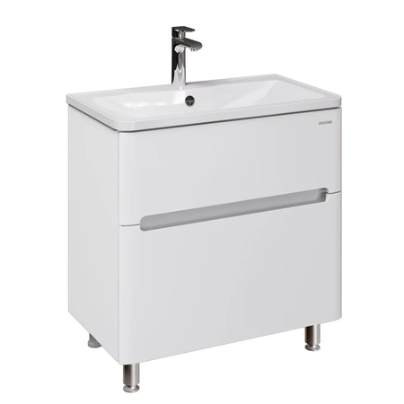 Тумба напольная Grossman АДЕЛЬ-НОРМА-80 108023 см с 2-я ящ, белая