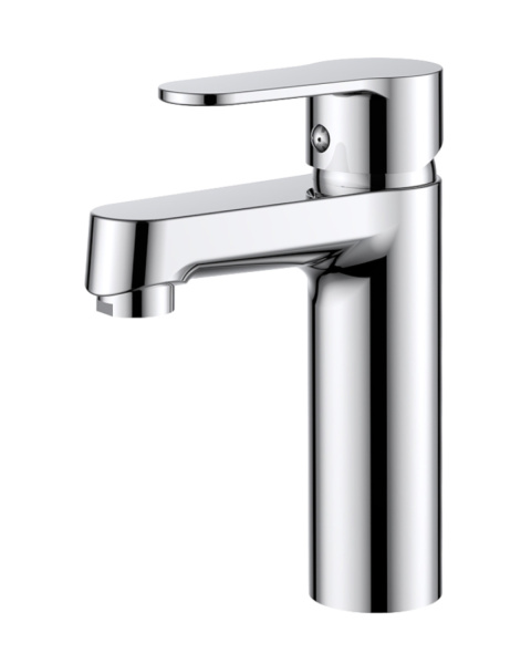 Смеситель для раковины однорычажный полимерный OneLife P07-021cr хром