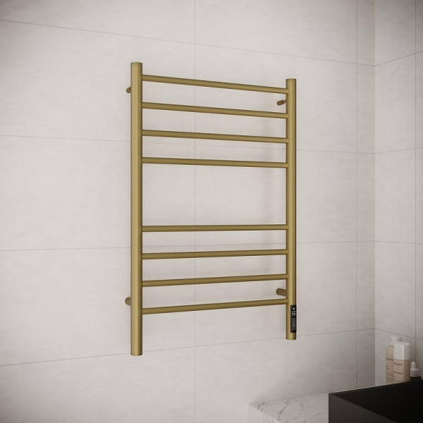 Полотенцесушитель электрический (50х80) П8 Terminus Аврора 4670078571922 золото