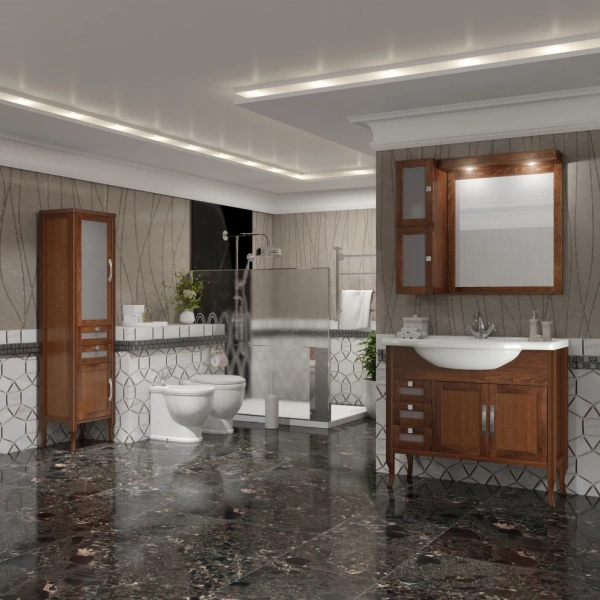 Пенал Opadiris Мираж, цвет светлый орех, левый  00-00000053