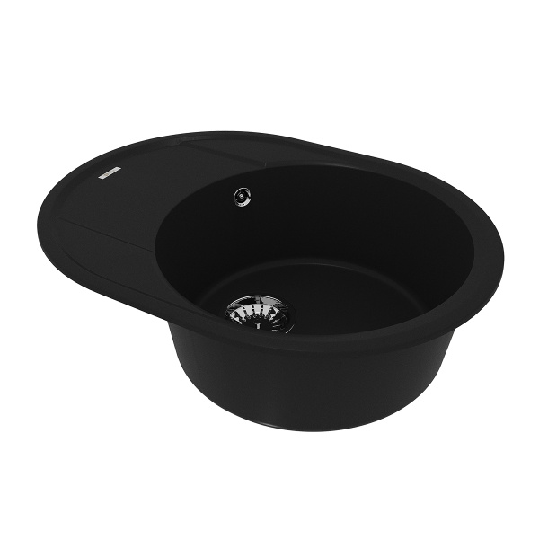 Кухонная мойка Lemark LACHA 620 антрацит  9910049