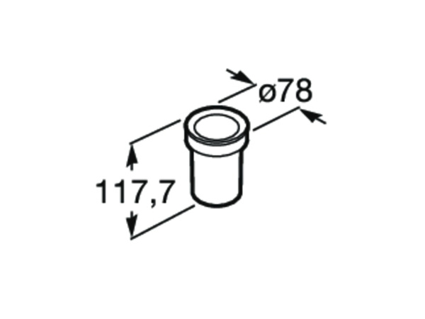 Стакан Roca Twin 816706001