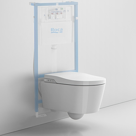 Электронный унитаз-биде подвесной Roca Inspira 803060001