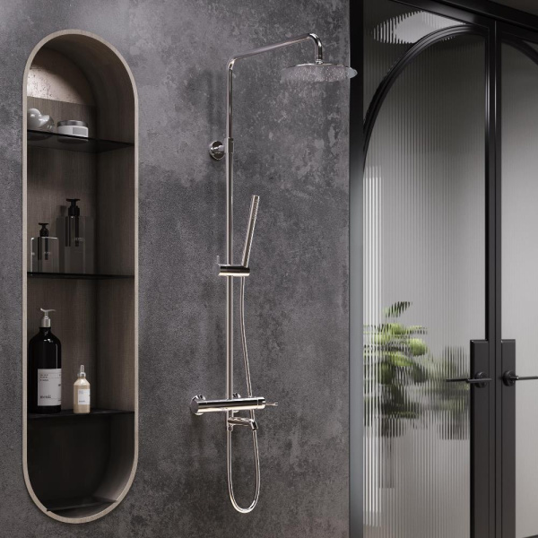 Душевая система с изливом Damixa Scandinavian Pure 936740000 Душевая система с изливом Damixa Scandinavian Pure 936740000