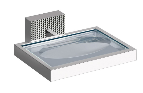 Мыльница подвесная, стекло матовое CEZARES PRIZMA-SODD-01