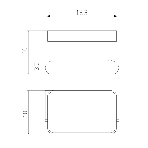 Держатель для туалетной бумаги с полкой WONZON & WOGHAND CARBON, черный WW-7726