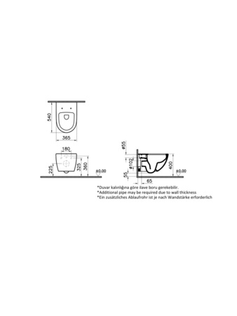 Комплект унитаза с инсталляцией Vitra Sento 9830B003-7212