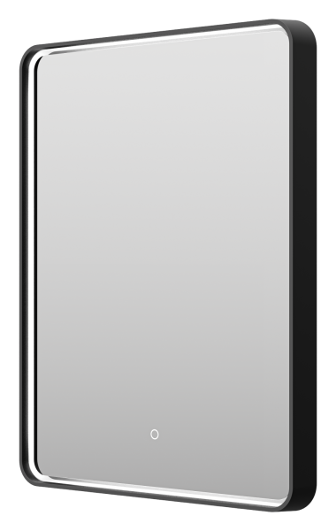 Зеркало (60х80)  Brevita Mercury  MER-Rett6-060/80-black