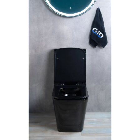 Напольный унитаз с бачком безободковый Gid Tr2170BL