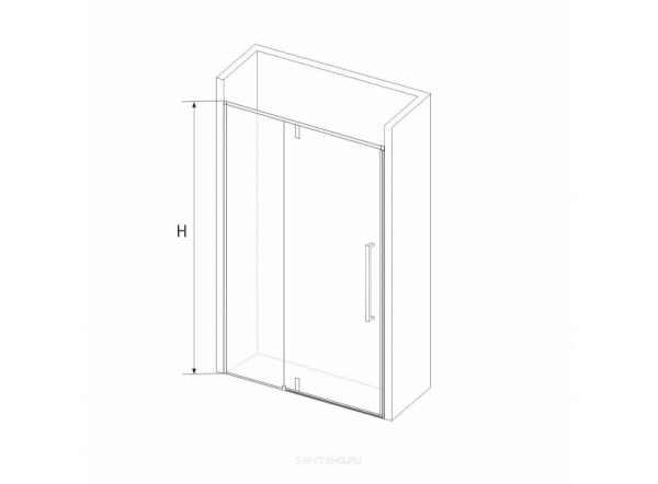 Душевая дверь распашная RGW SV-03 B 06320310-14