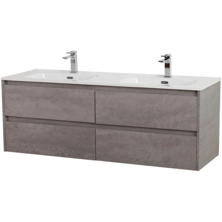 Тумба под раковину BelBagno Kraft 140 KRAFT-1400-4C-SO-2-CG Cemento Grigio