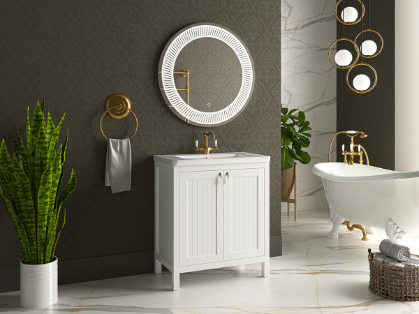 Тумба с раковиной Misty Адель 80 П-Аде06080-011ПР