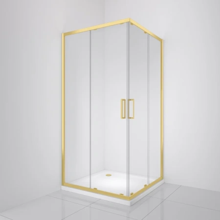 Душевой уголок BelBagno Luce LUCE-A-2-80-C-ORO