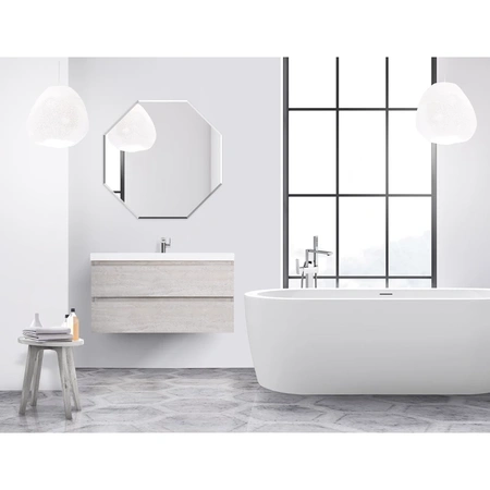 Тумба под раковину Cezares MOLVENO-80-2C-SO-LB Legno Bianco