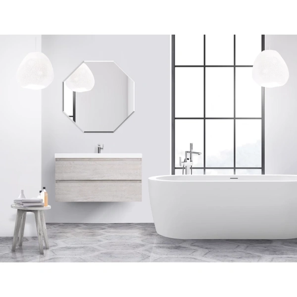 Тумба под раковину Cezares MOLVENO-80-2C-SO-LB Legno Bianco