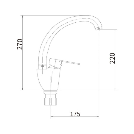 Смеситель для кухни FASHUN A54119