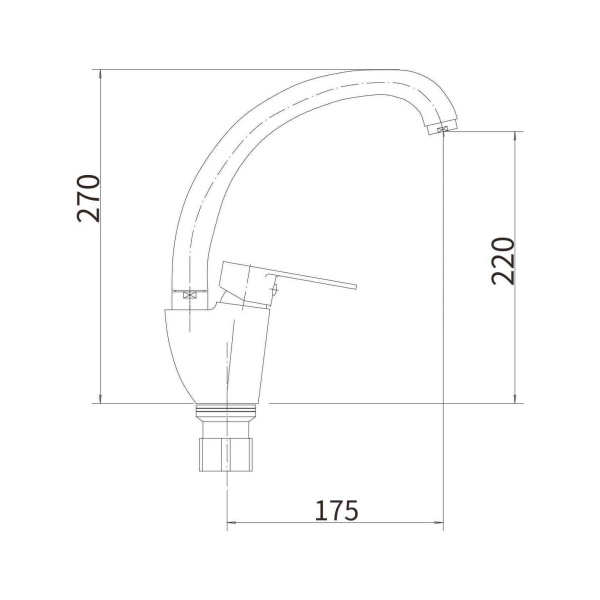 Смеситель для кухни FASHUN A54119