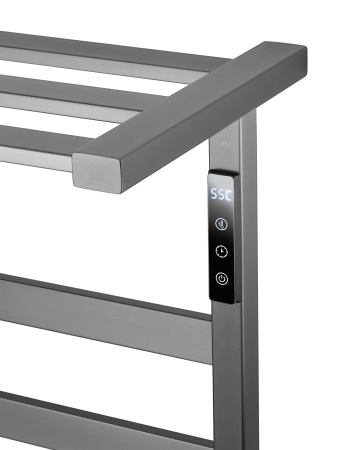 Полотенцесушитель электрический WONZON & WOGHAND FRANKFURT, темный графит WW-A1026-GM