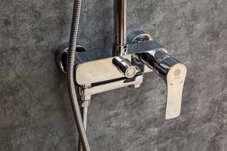 Душевая система Orange Otto M22-911cr смеситель с изливом, хром