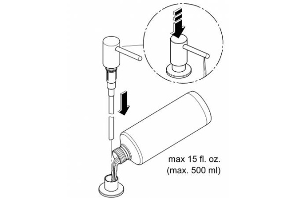 Дозатор жидкого мыла Grohe Cosmopolitan 40535 BE0 (40535BE0) никель глянец