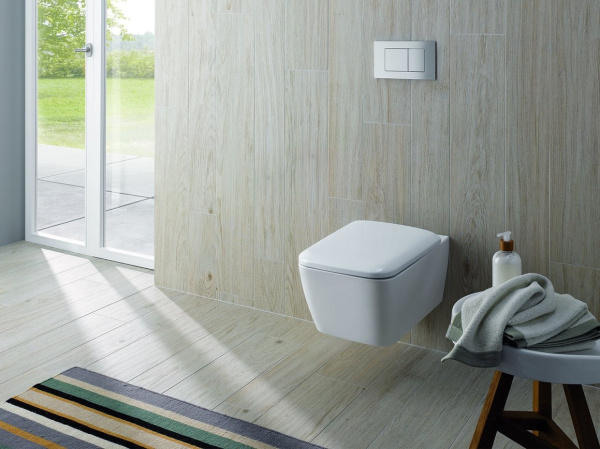 Унитаз подвесной безободковый Geberit iCon Square 201950000