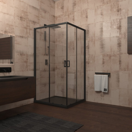 Душевой уголок Veconi Rovigo RV13-100K-01-19C1 Душевой уголок Veconi Rovigo RV13-100K-01-19C1