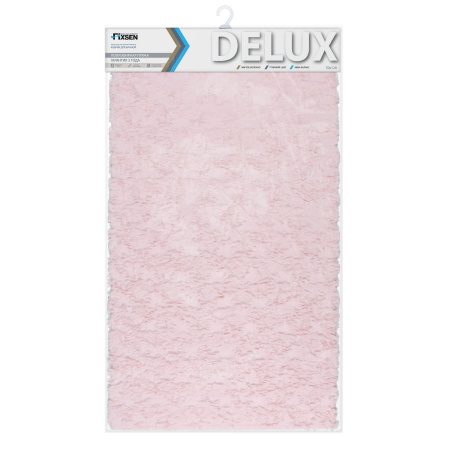 Коврик для ванной 1-ый Fixsen DELUX, розовый  FX-9040W
