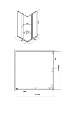 Душевой уголок IFO Silver RP5290214003