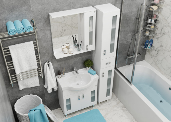 Тумба под раковину напольная Onika Кристалл 70 107024