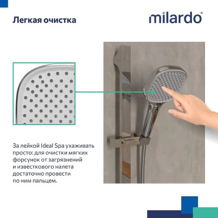 Ручной душ Milardo Ideal Spa 3F ILS3FC0M18