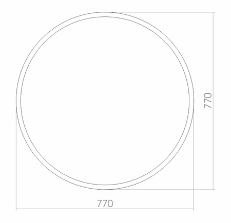 Зеркало (77х77) Silver Mirrors  Манхэттен ФР-00001425