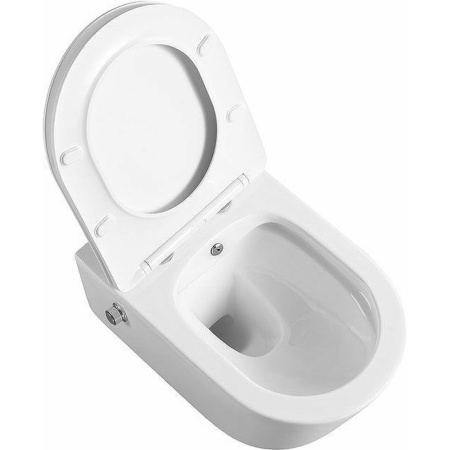 Унитаз подвесной безободковый с функцией биде Art&Max Zoe AM9322C1CHR (без сиденья)