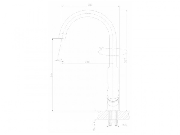 Смеситель для кухонной мойки Rossinka RS27 (RS27-23) Смеситель для кухонной мойки Rossinka RS27 (RS27-23)
