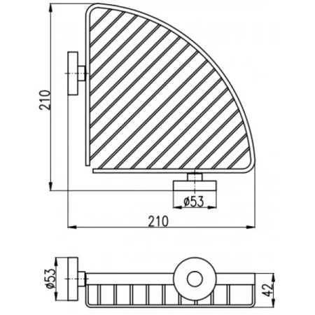 Мыльница угловая Rav Slezak Colorado COA0302