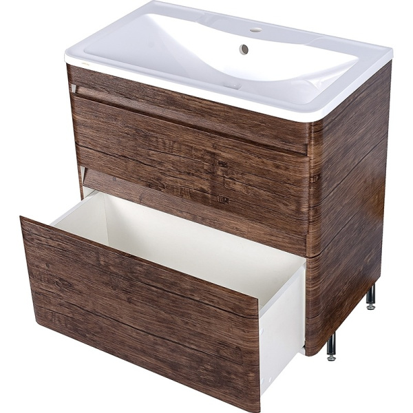 Тумба под раковину напольная Style Line Атлантика ЛС-00000665 коричневый