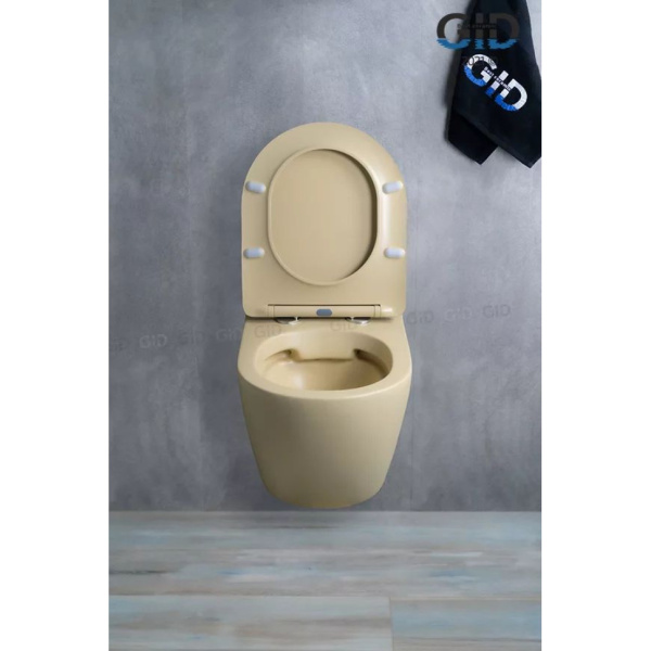 Подвесной унитаз безободковый Gid Sr2198