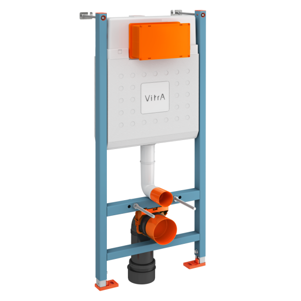 Подвесной безободковый унитаз с сиденьем микролифт и инсталяцией Vitra S50 9003B003-7203